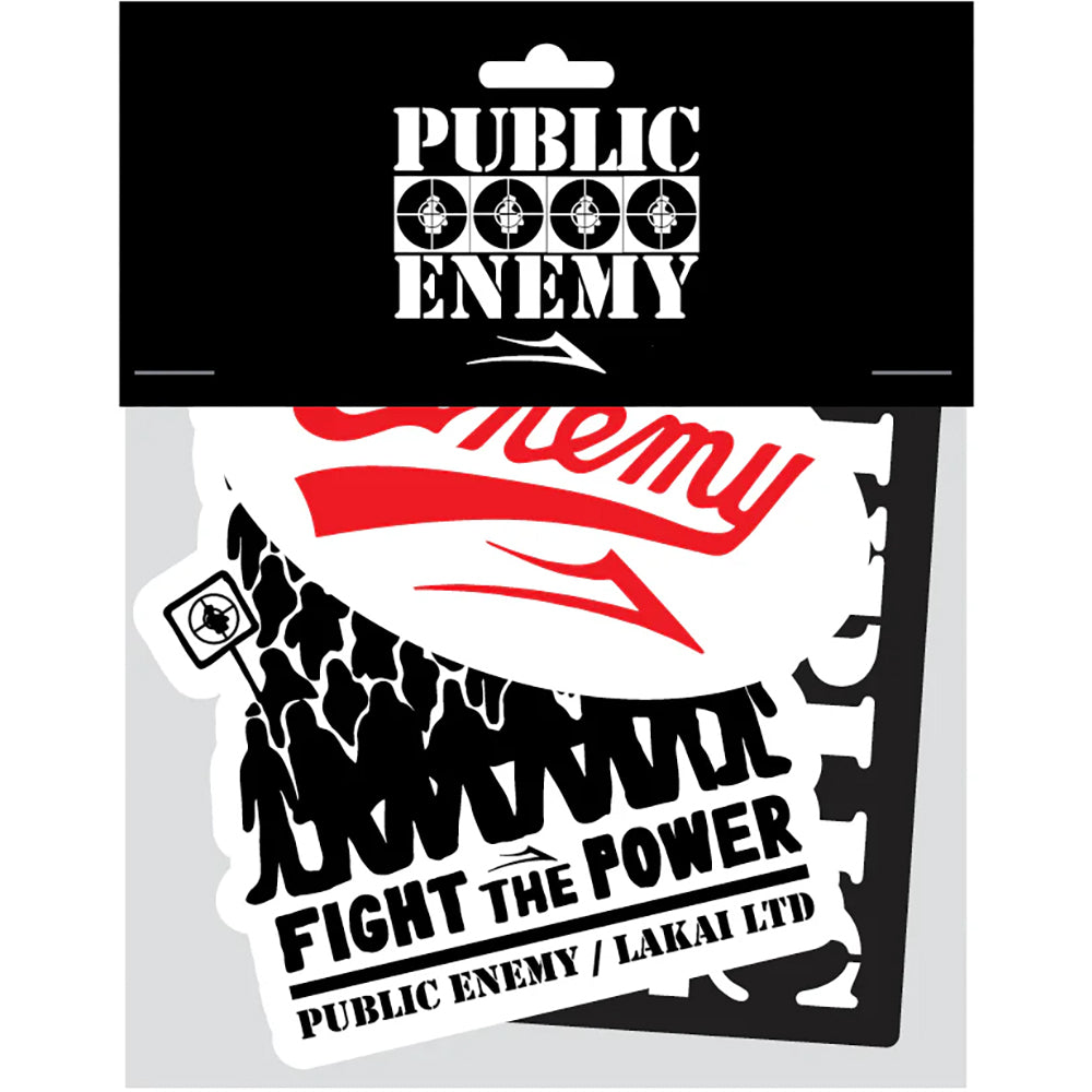 Lakai x Public Enemy 6 Pack Stickers