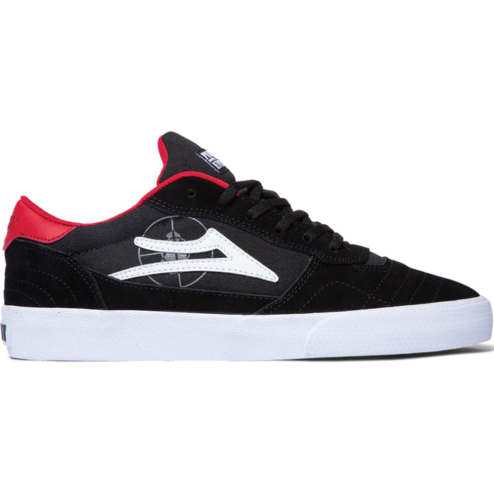 Lakai x Public Enemy Cambridge Shoes Black/Red Suede