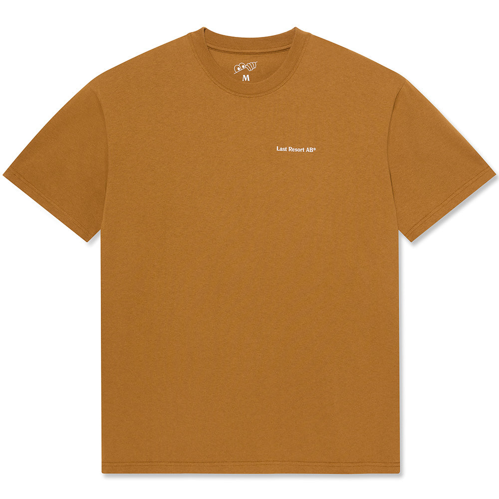 Last Resort AB Atlas Monogram Tee Golden Brown/White