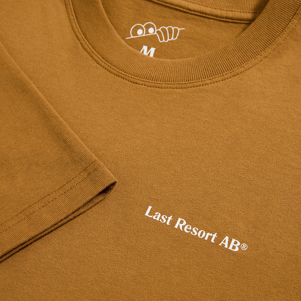 Last Resort AB Atlas Monogram Tee Golden Brown/White