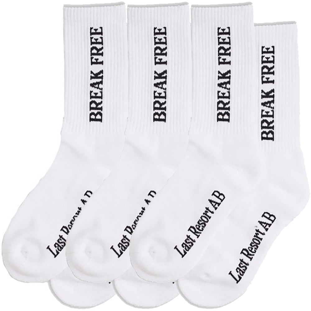 Last Resort AB Break Free Socks White/Black (3 Pack)