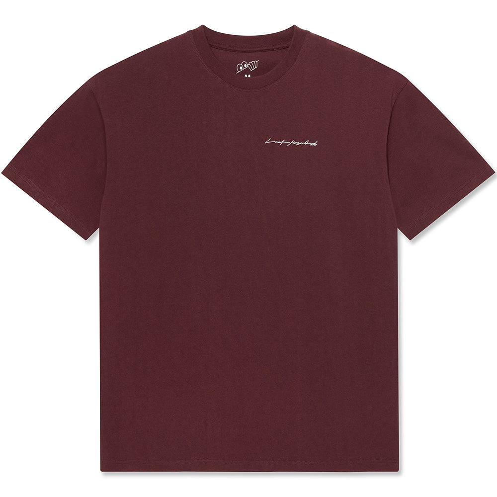 Last Resort AB FIG 16 Tee Fig Red/White