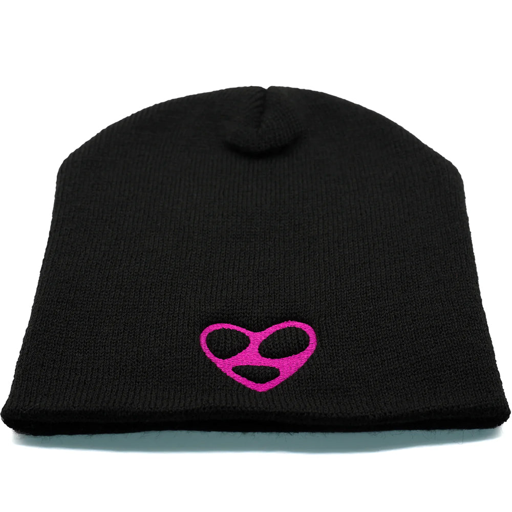 Limosine Heart Beanie Black/Pink