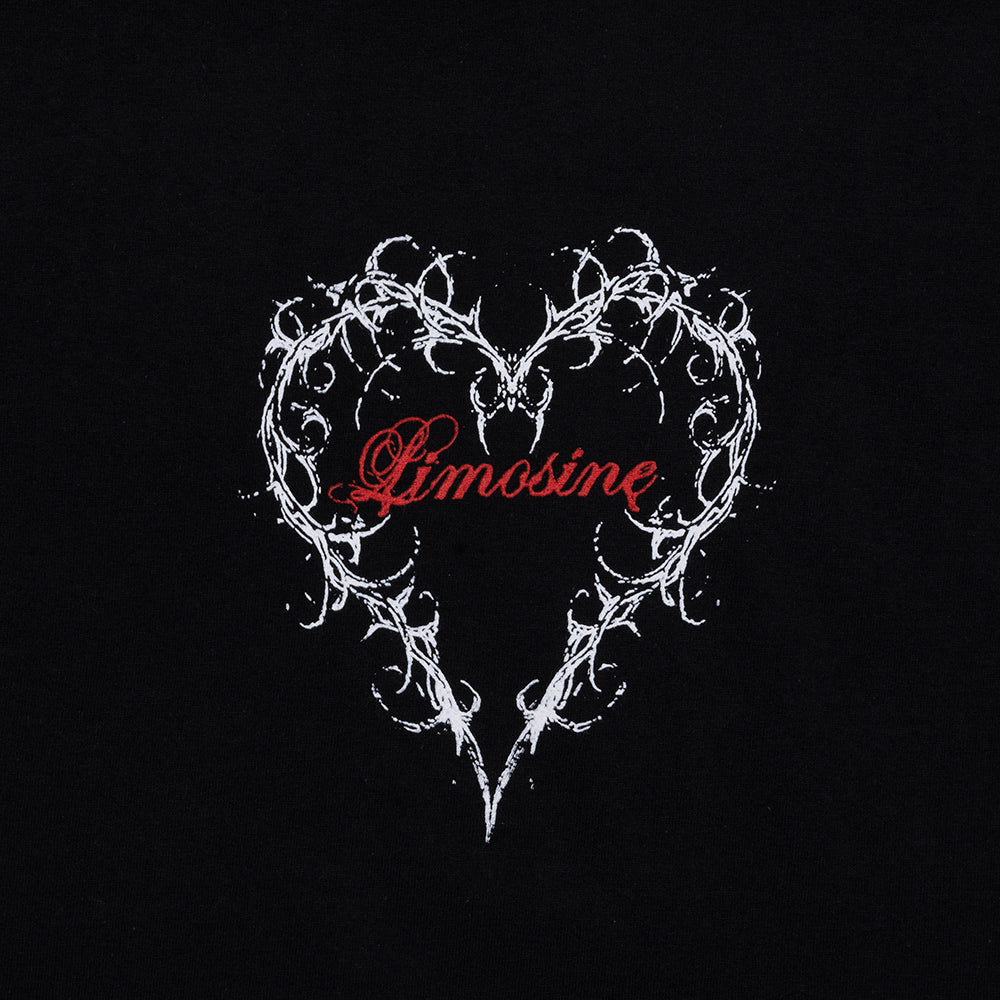 Limosine Heart Tee Black