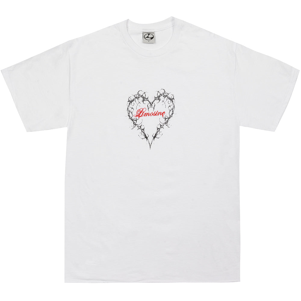 Limosine Heart Tee White