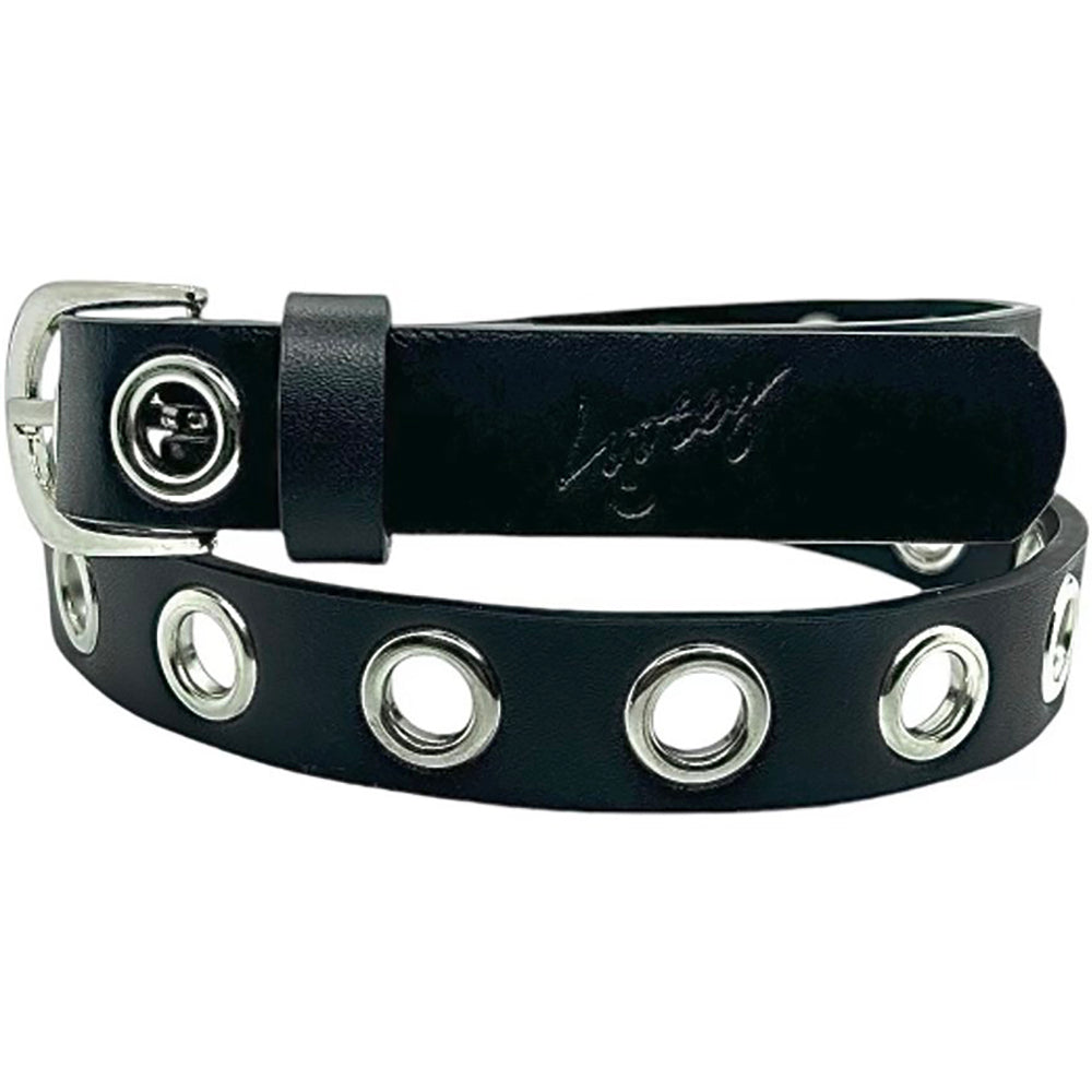 Loosey Mini Grommet Belt Black