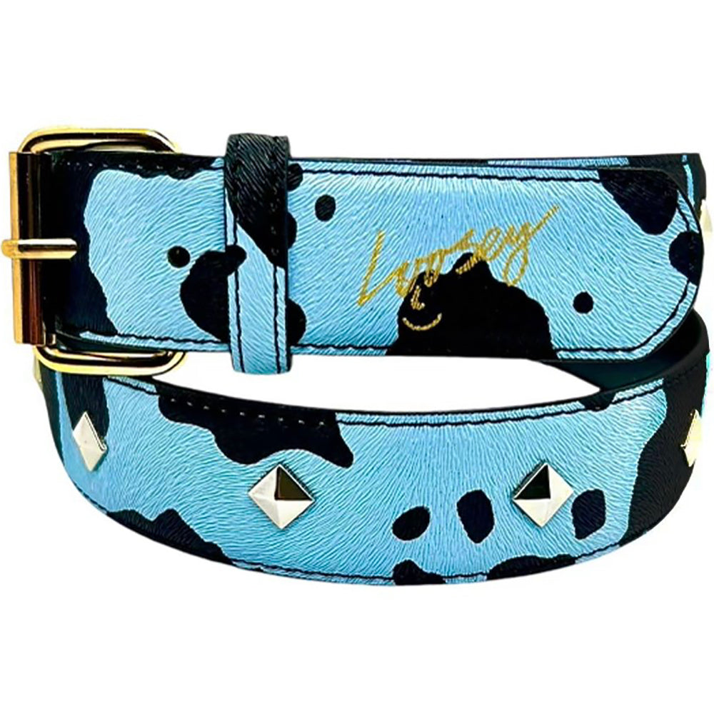 Loosey Studded Moosey Belt Blue