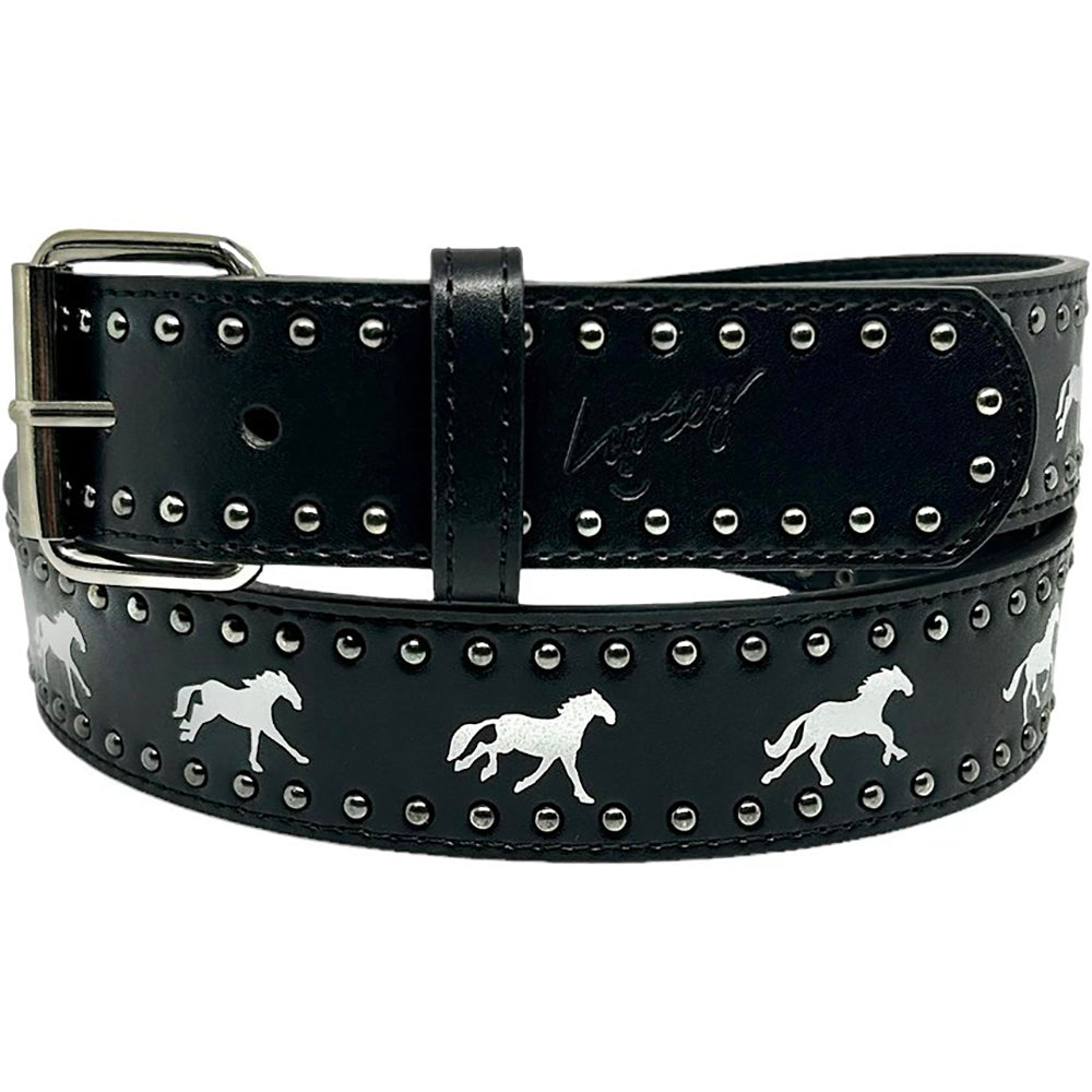 Loosey Silver Stallion Belt Black