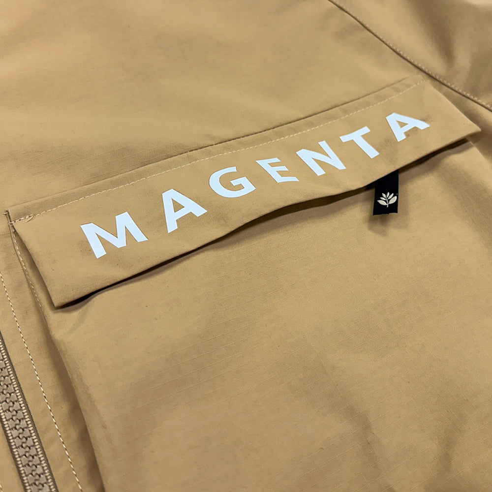 Magenta Storm Parka Beige