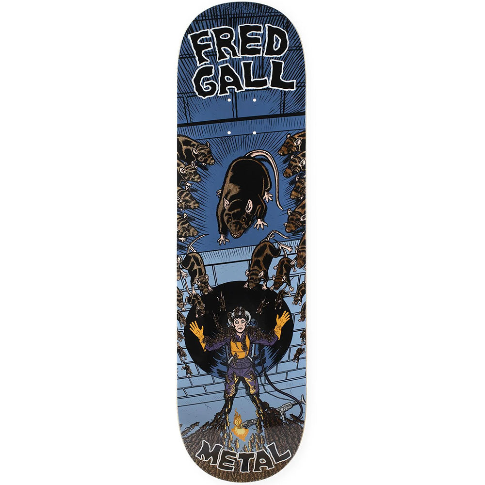 Metal Fred Gall Willard Skateboard Deck 8.5"