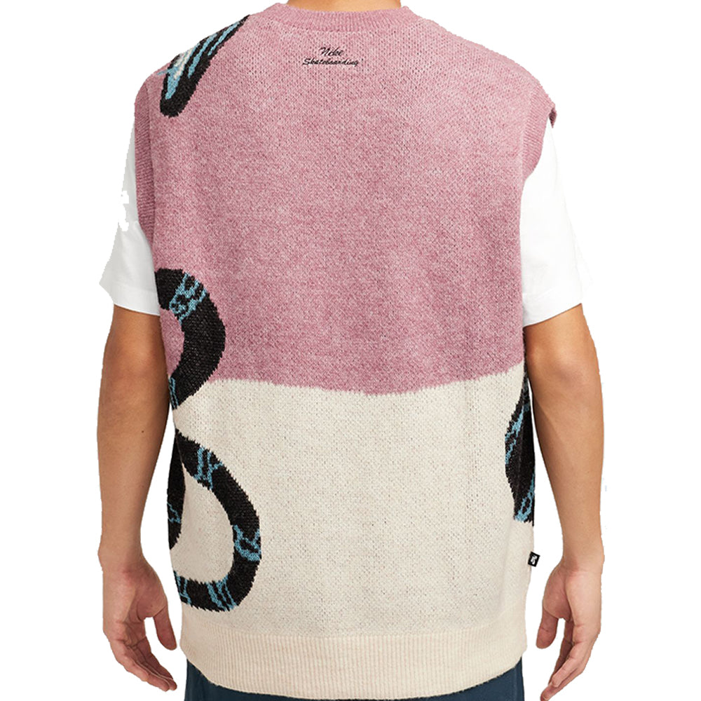 Nike SB Sweater Vest Plum Dust/Light Orewood Brown/Black