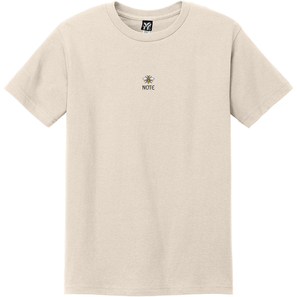 NOTE Emblem T Shirt Cream