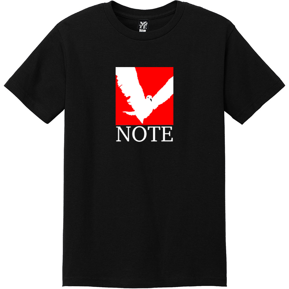 NOTE Peace T Shirt Black/Red