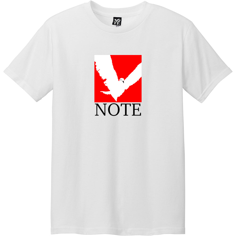 NOTE Peace T Shirt White/Red