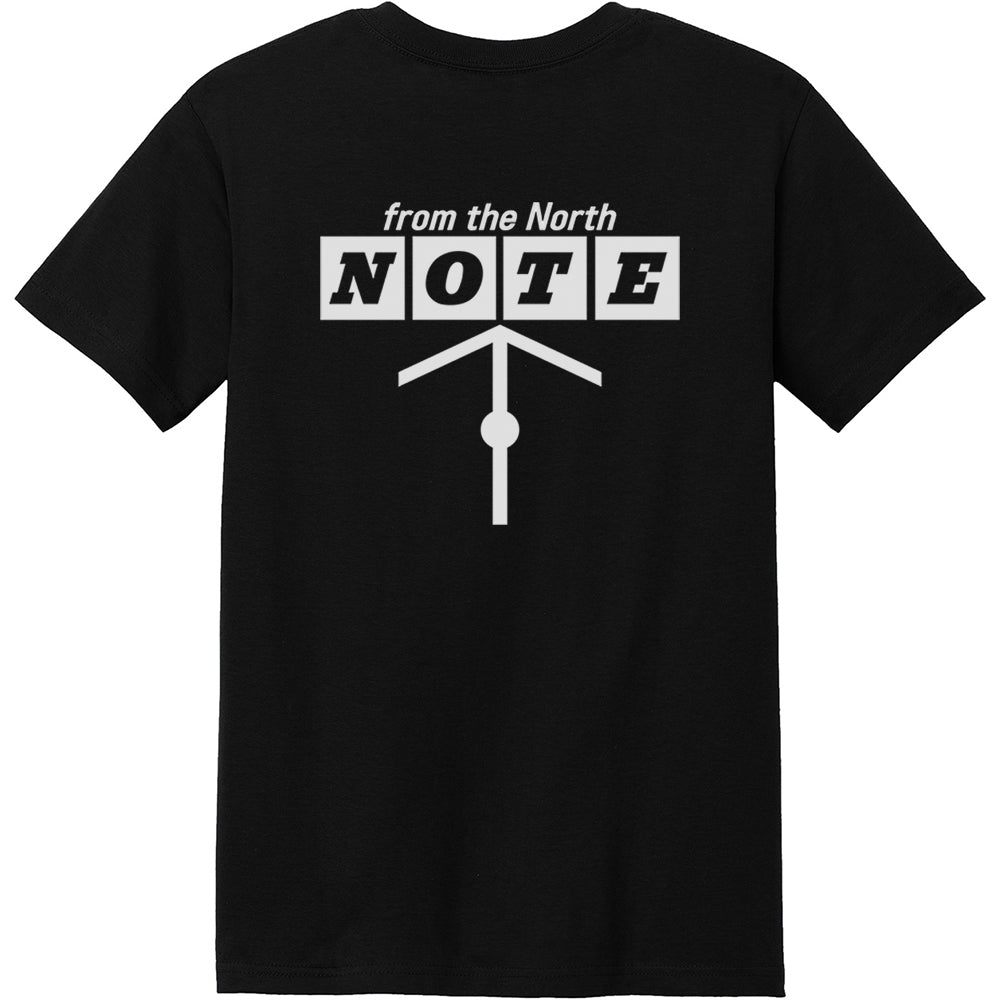 NOTE From The North T Shirt Black