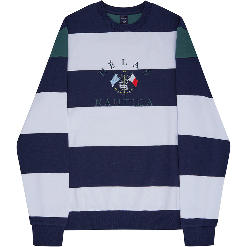 Nautica x Hélas Crewneck Navy/White