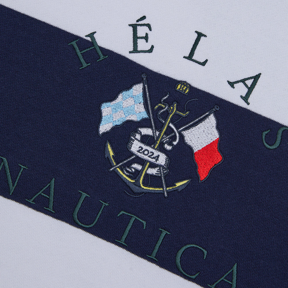 Nautica x Hélas Crewneck Navy/White