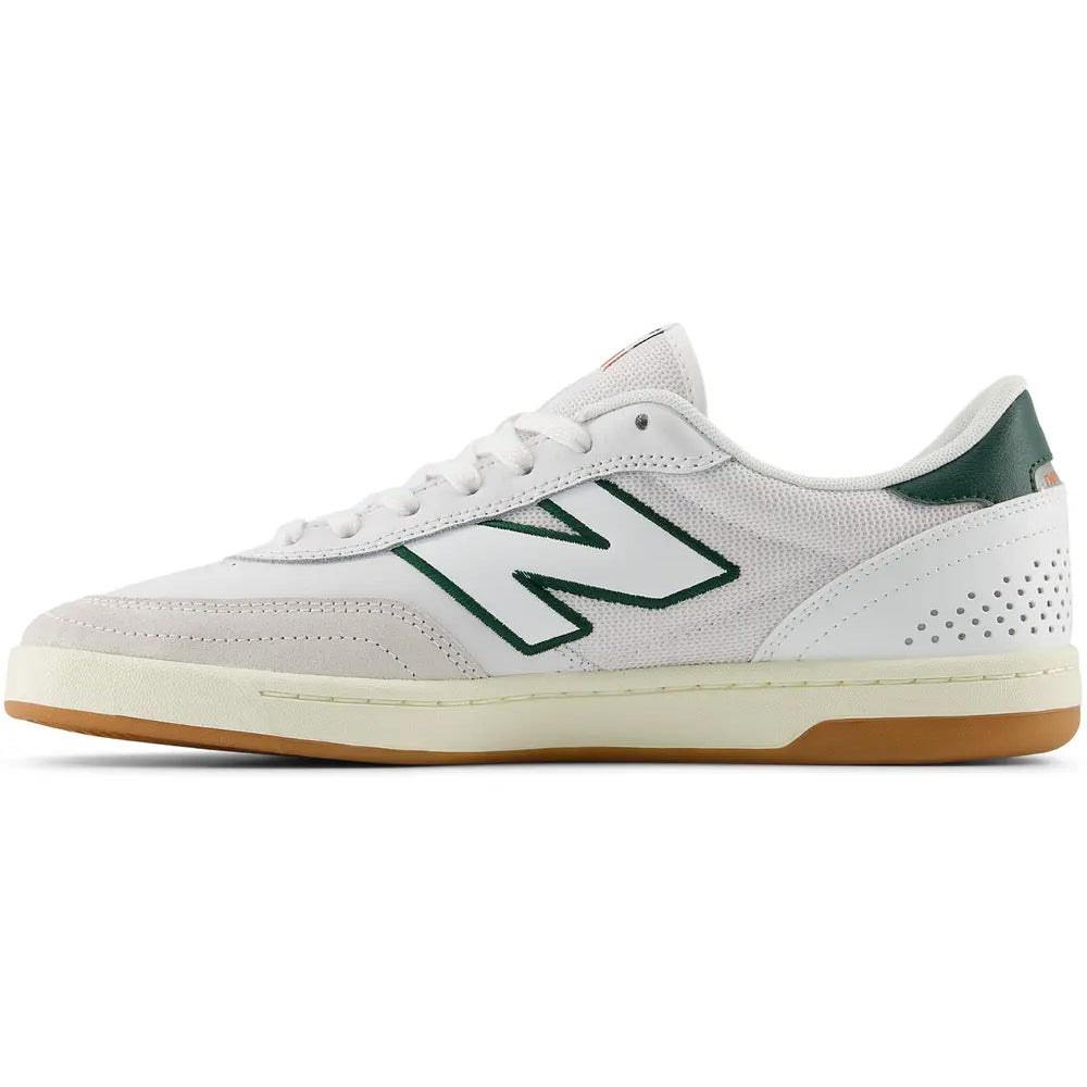 New Balance Numeric 440 V2 Shoes White/Forest Green