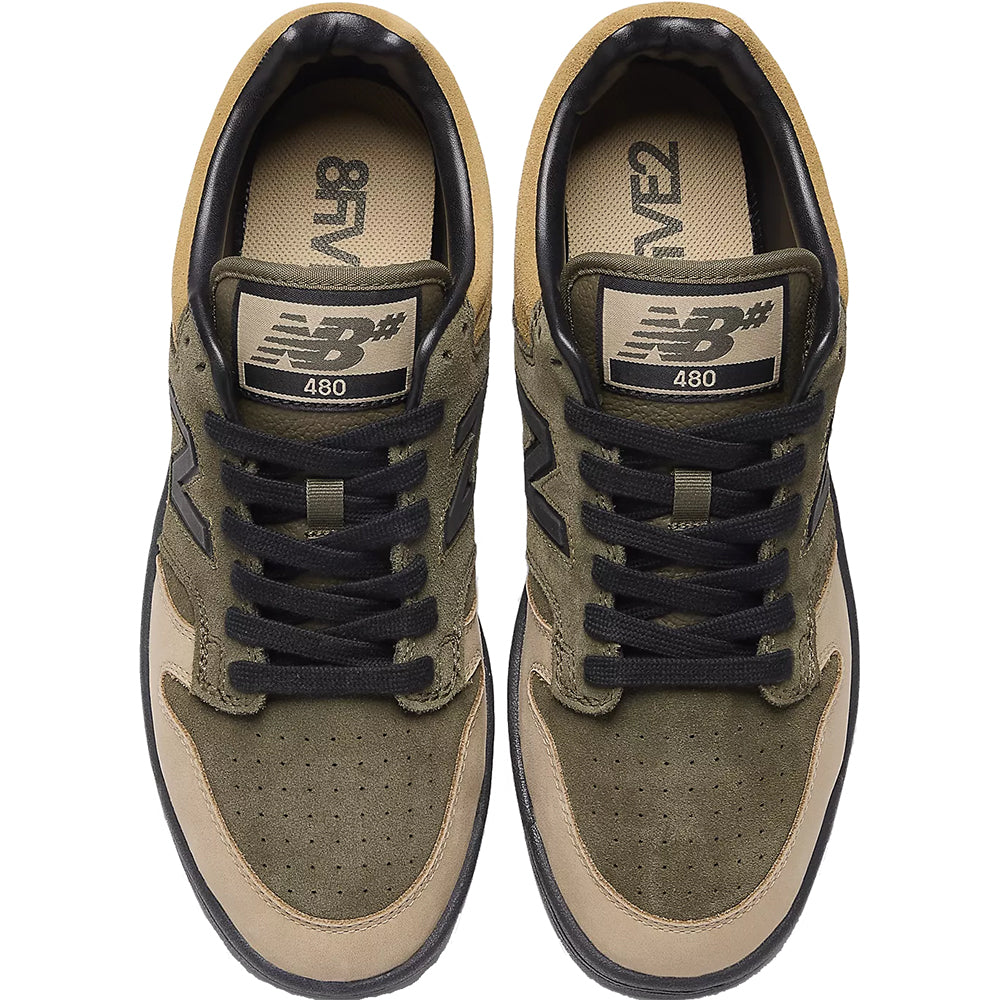 New Balance Numeric 480 8FIVE2 Shoes Olive/Tan