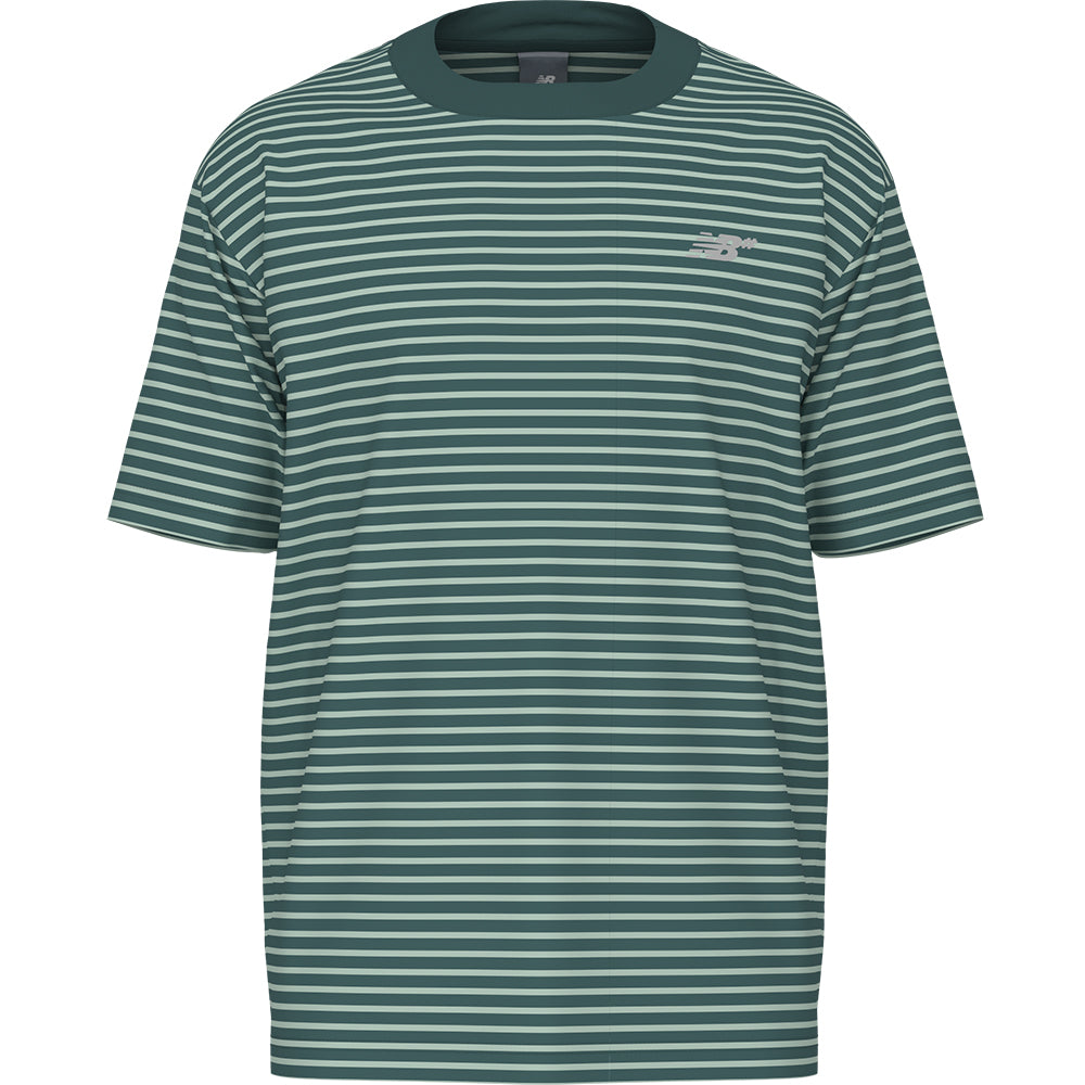 New Balance Numeric Thin Stripe T Shirt New Spruce