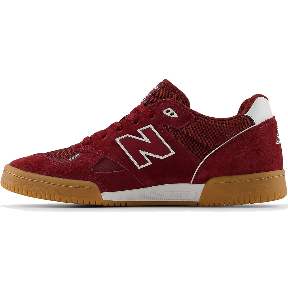 New Balance Numeric Tom Knox 600 Shoes Burgundy/White