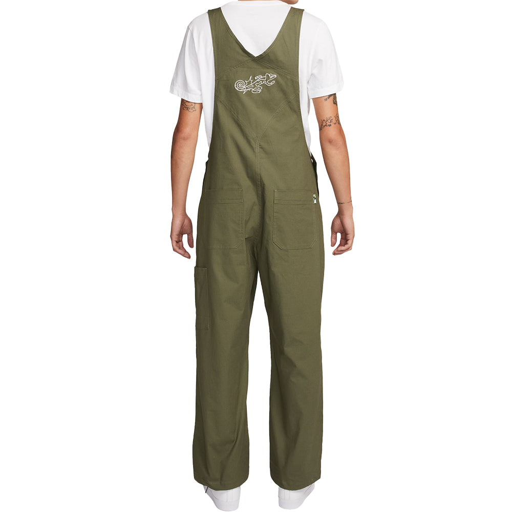 Nike SB Agnostic Skate Overalls Medium Olive/White