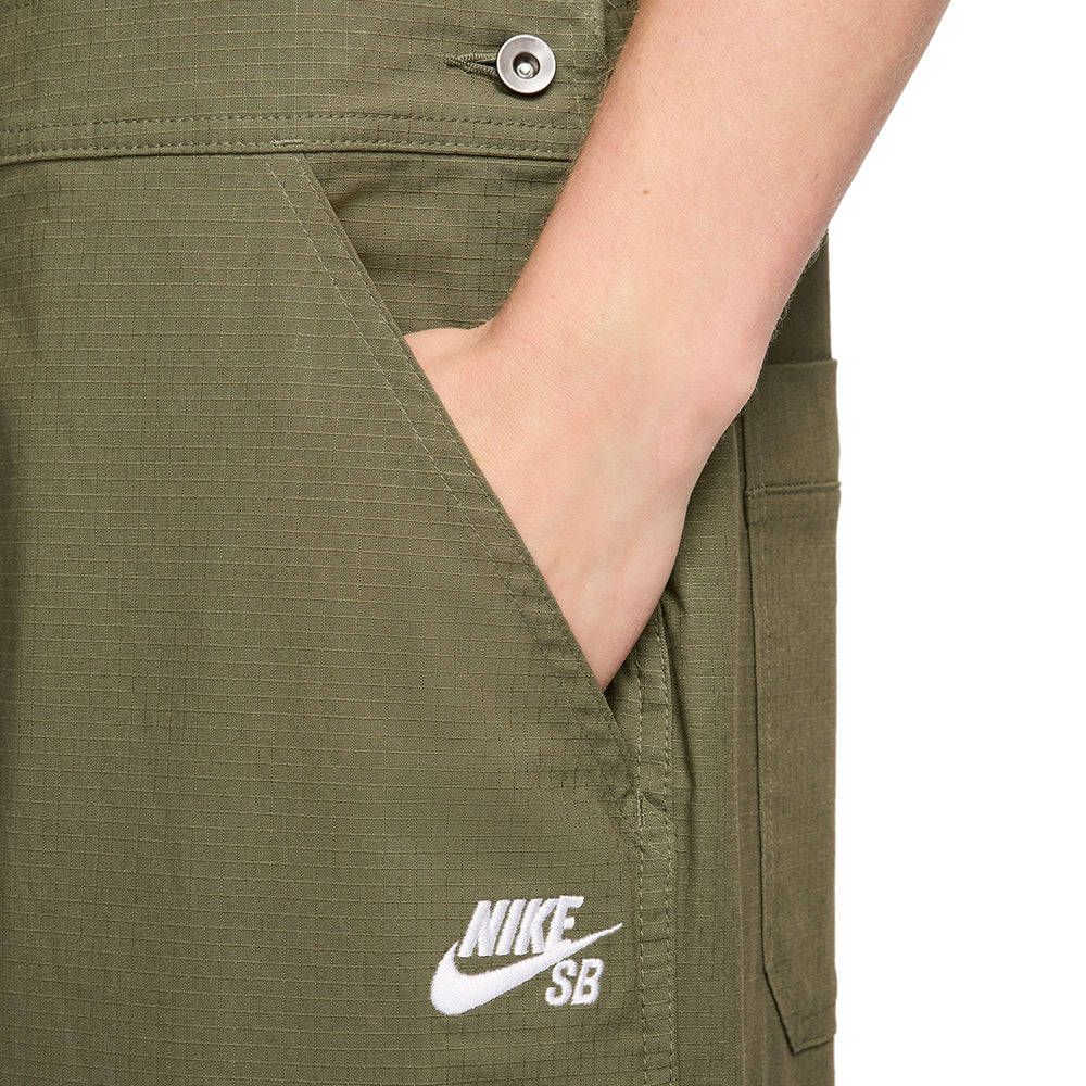 Nike SB Agnostic Skate Overalls Medium Olive/White