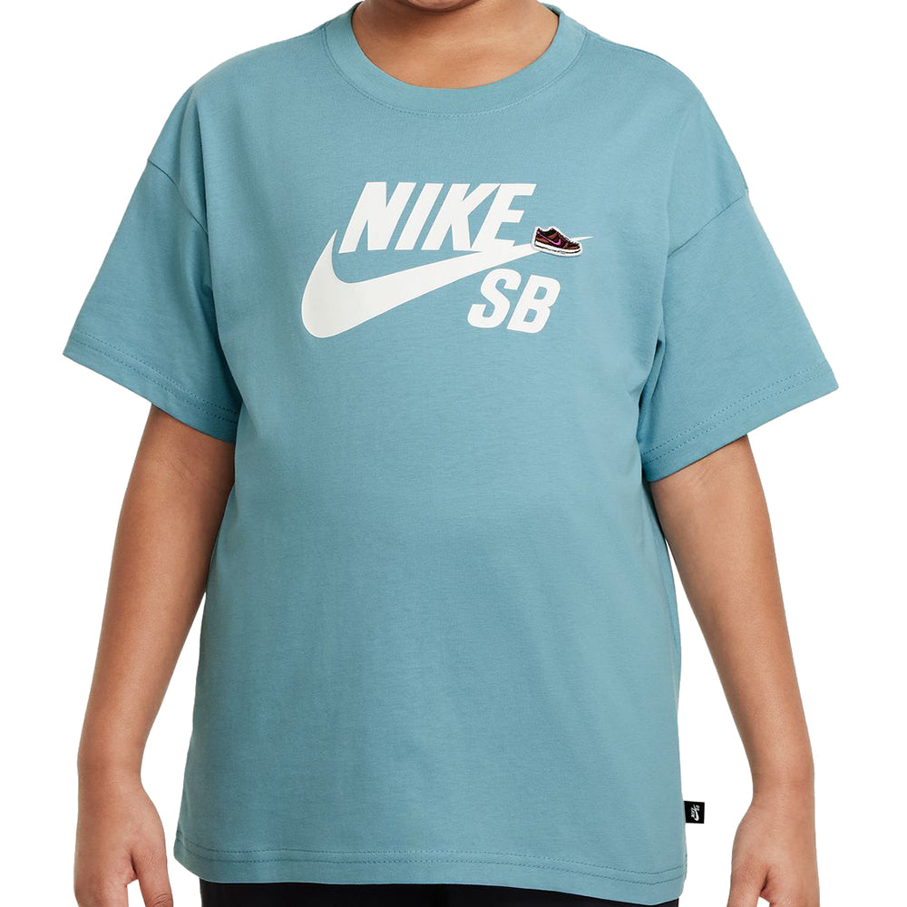 Nike SB Big Kids' T-Shirt Denim Turquoise