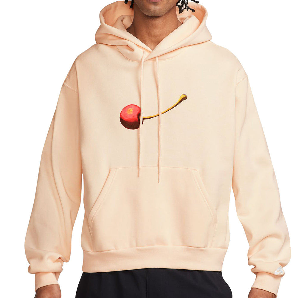 Nike SB Cherry Fleece Pullover Hoodie Guava Ice/White