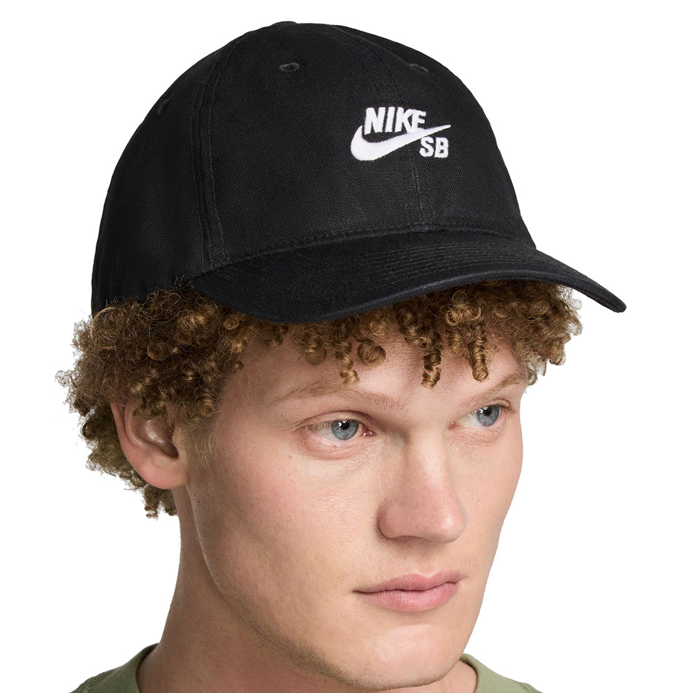 Nike SB Club Unstructured Cap Black/White