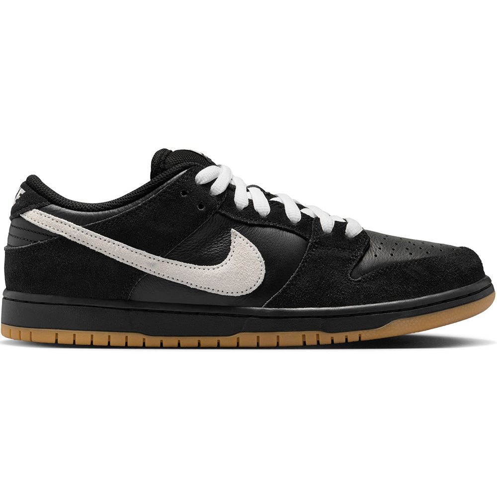 Nike SB Dunk Low Pro Shoes Black/White-Black-Gum Light Brown