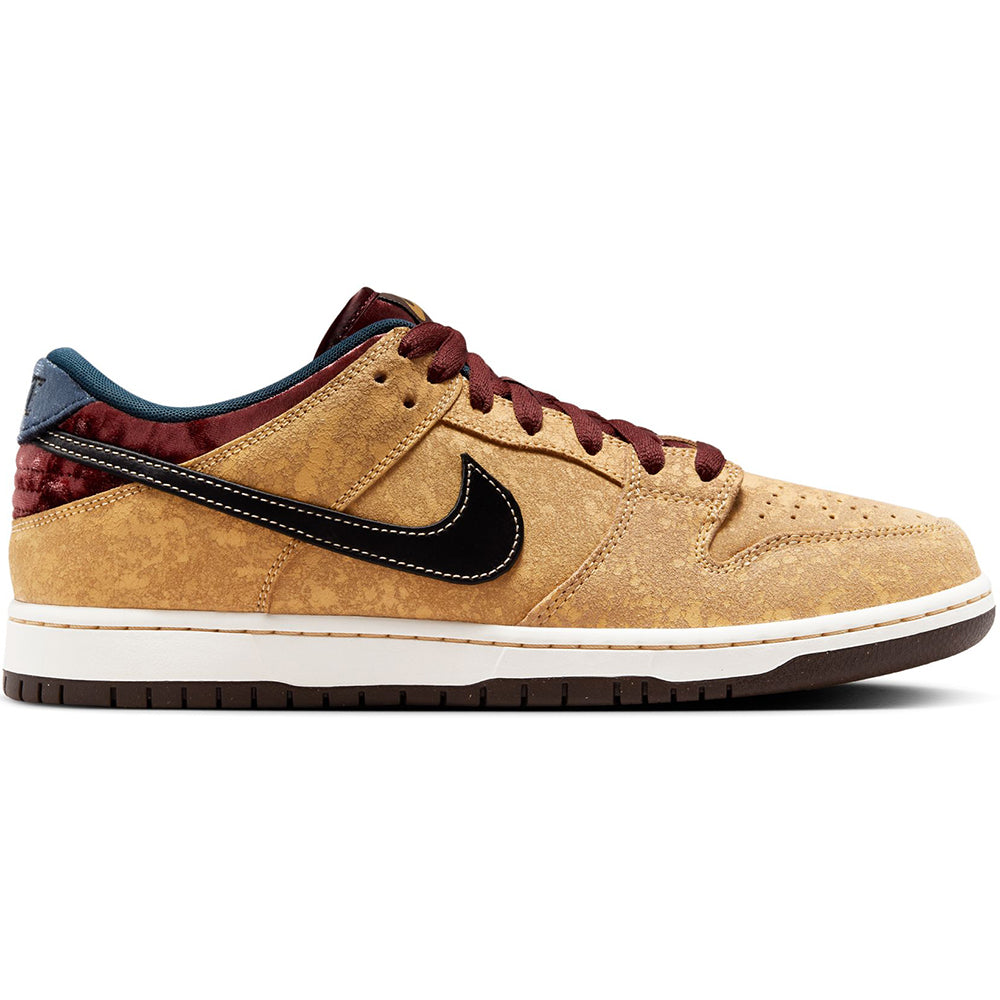 Nike SB Dunk Low Pro Shoes Celestial Gold/Black-Dark Team Red