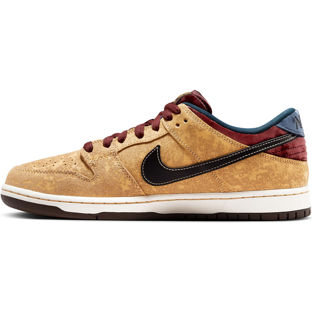 Nike SB Dunk Low Pro Shoes Celestial Gold/Black-Dark Team Red