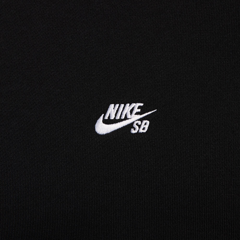 Nike SB Essential Logo Fleece Crew Black/White