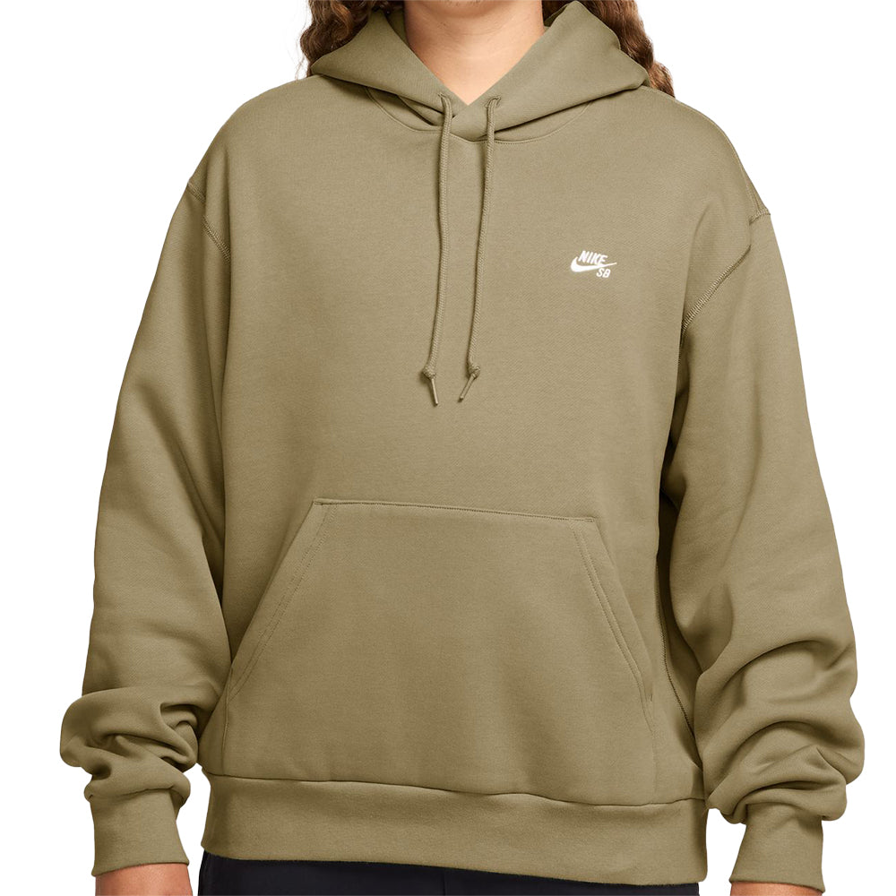 Nike SB Essential Logo Fleece Pullover Hoodie Parachute Beige/White