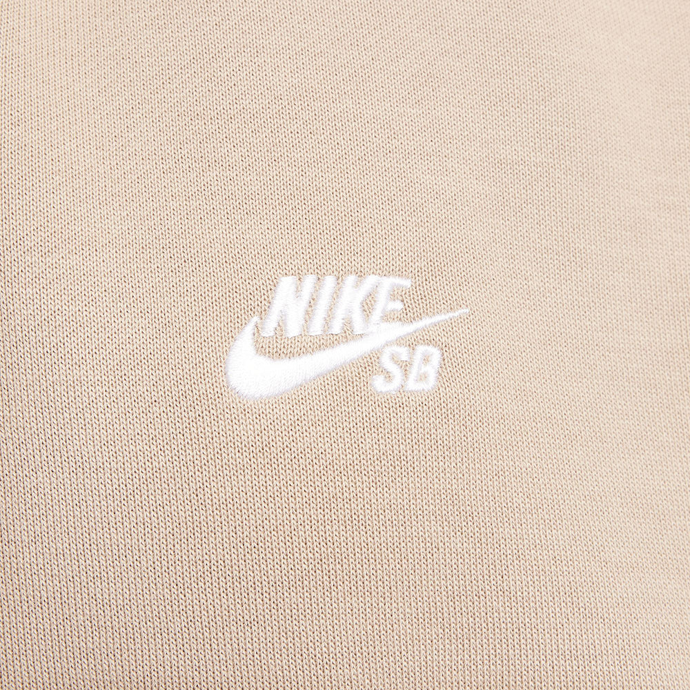 Nike SB Full-Zip Fleece Hoodie Khaki/White