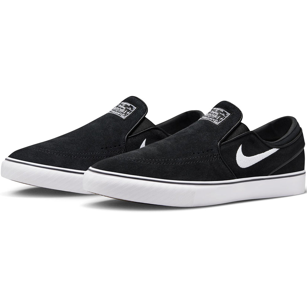 Nike SB Janoski+ Slip Shoes Black/White-Black-Black