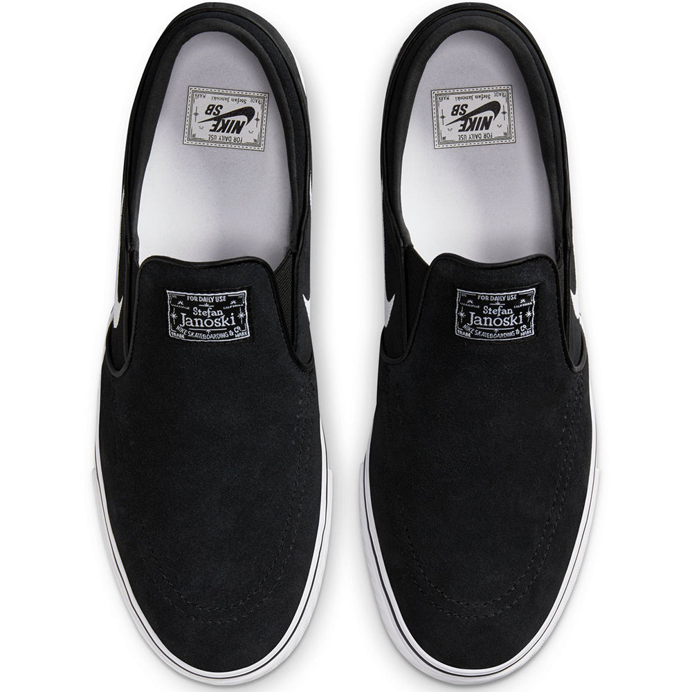 Nike SB Janoski+ Slip Shoes Black/White-Black-Black