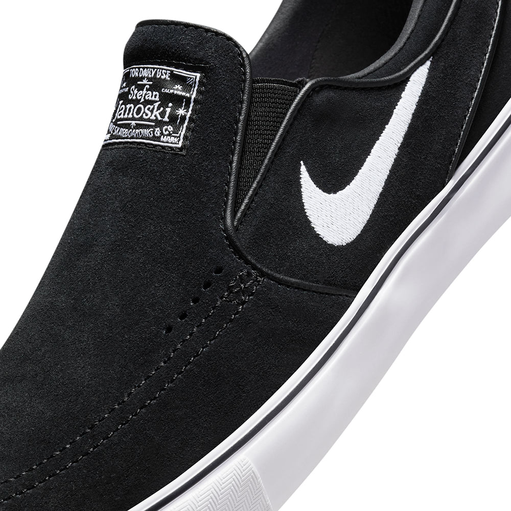 Nike SB Janoski+ Slip Shoes Black/White-Black-Black