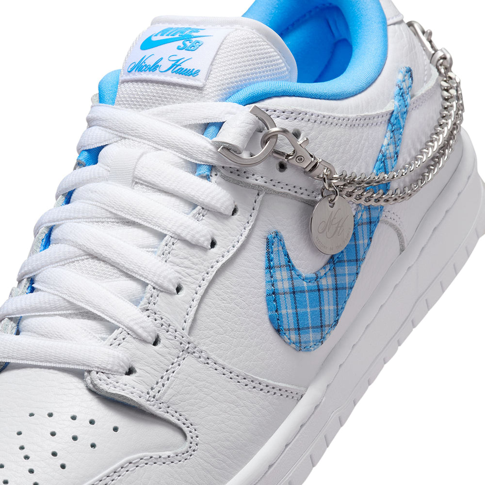 Nike SB Nicole Hause Dunk Low Pro Shoes White/University Blue-White