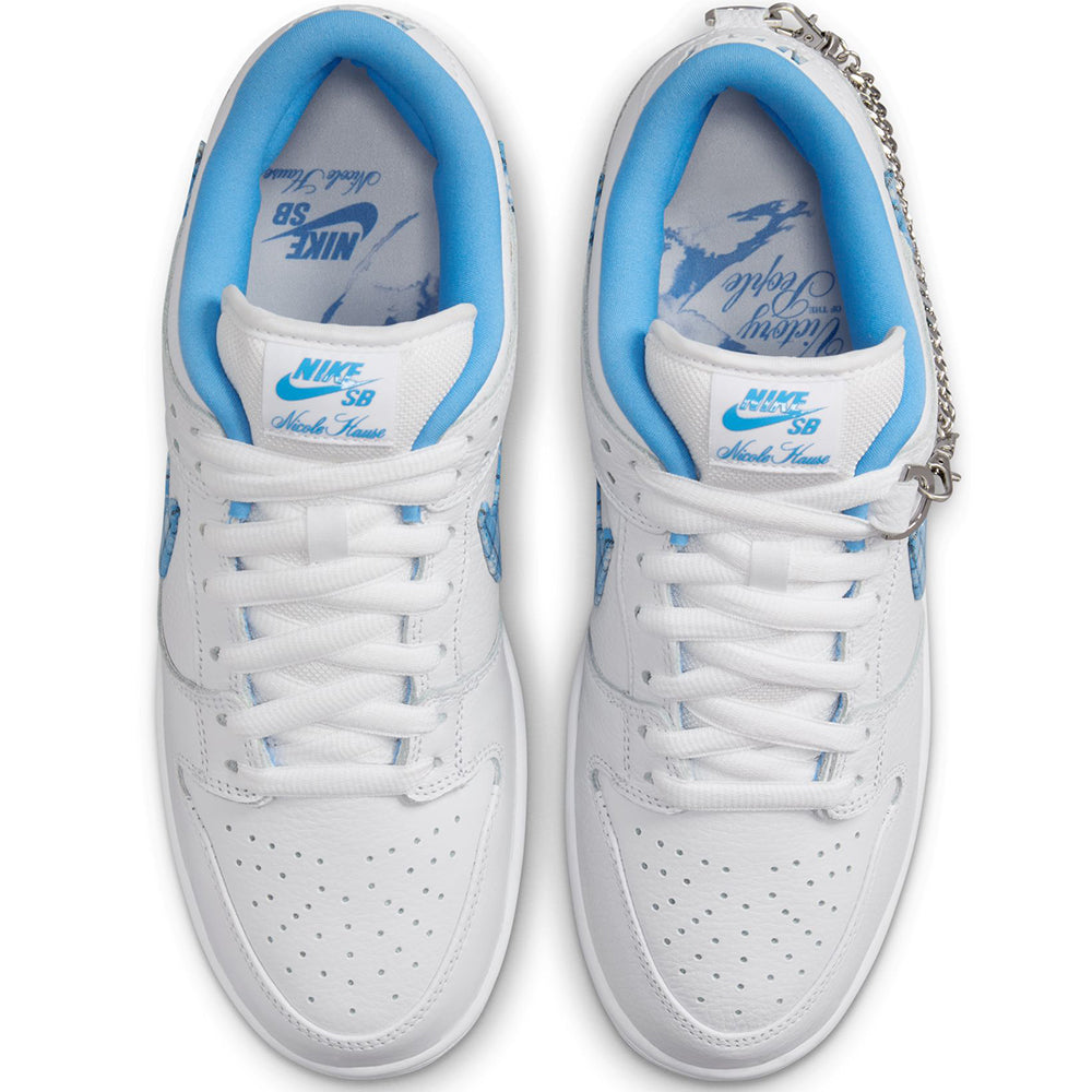 Nike SB Nicole Hause Dunk Low Pro Shoes White/University Blue-White