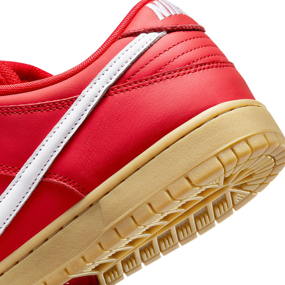 Nike SB Orange Label Dunk Low Pro ISO Shoes University Red/White-University Red