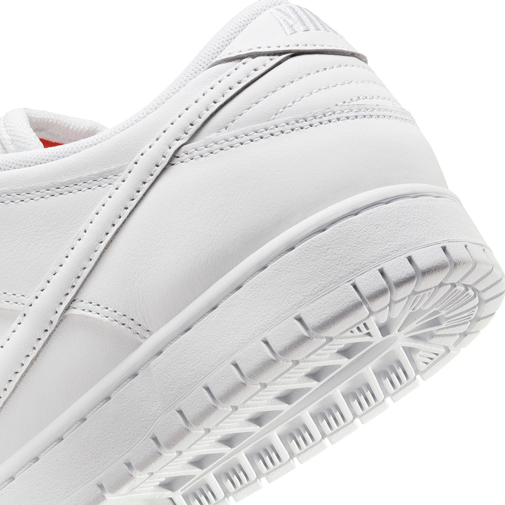 Nike SB Orange Label Dunk Low Pro ISO Shoes White/White-White-White