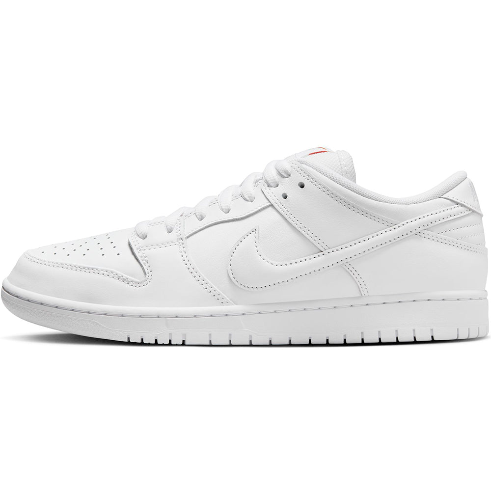 Nike SB Orange Label Dunk Low Pro ISO Shoes White/White-White-White