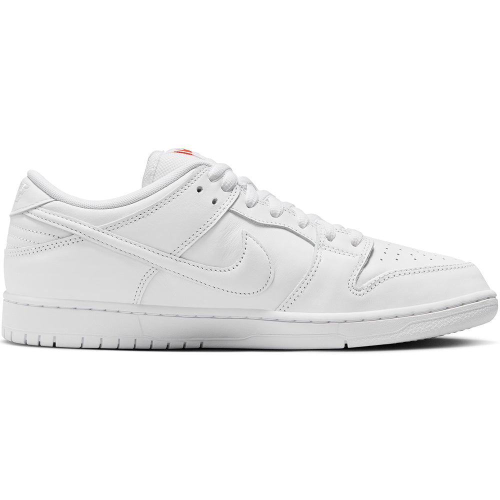 Nike SB Orange Label Dunk Low Pro ISO Shoes White/White-White-White