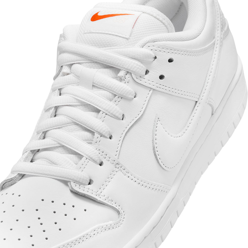 Nike SB Orange Label Dunk Low Pro ISO Shoes White/White-White-White