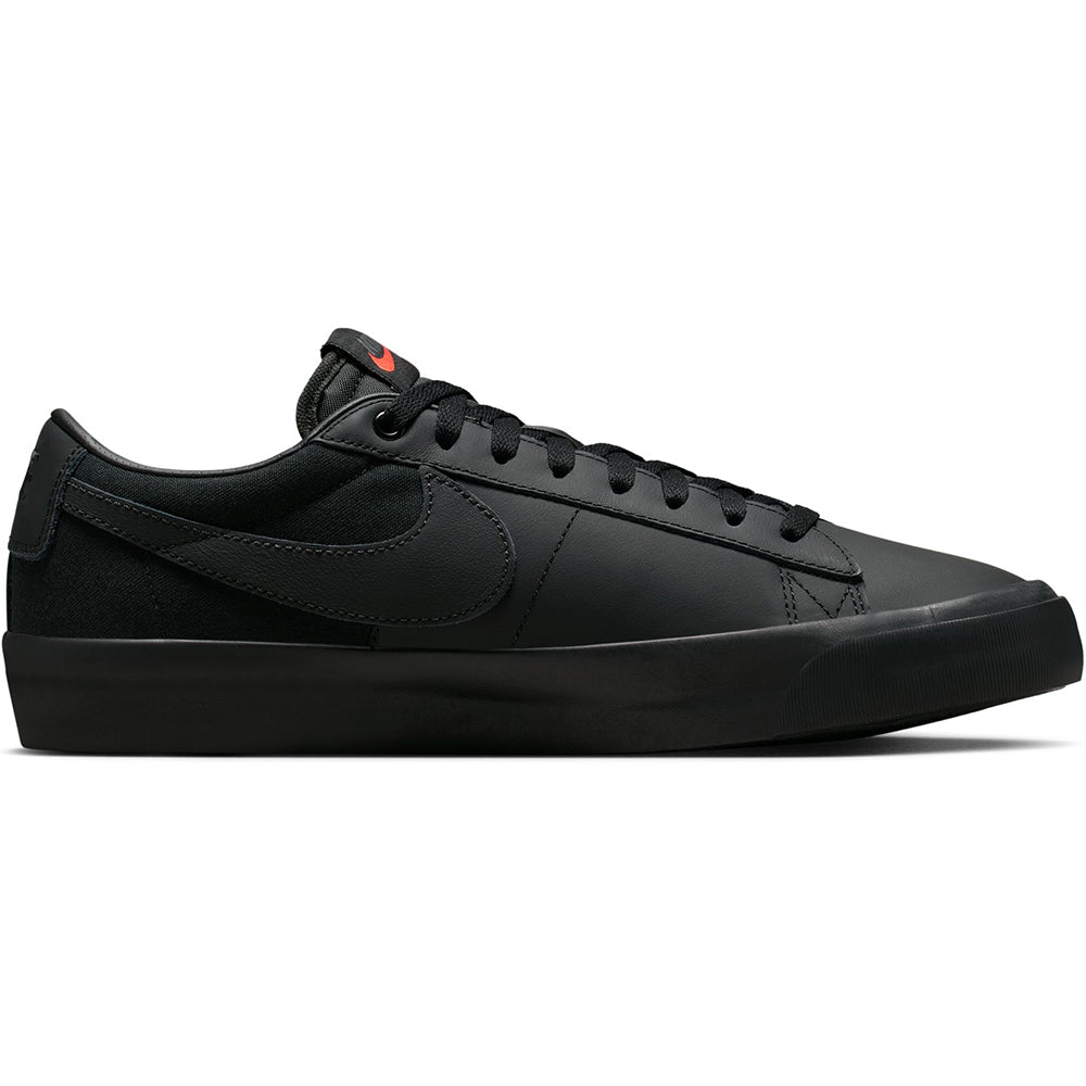 Nike SB Orange Label Zoom Blazer Low Pro GT ISO Shoes Black/Black-Black-Black