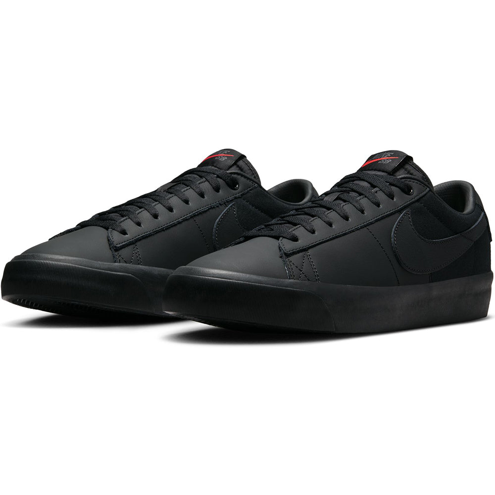 Nike SB Orange Label Zoom Blazer Low Pro GT ISO Shoes Black/Black-Black-Black