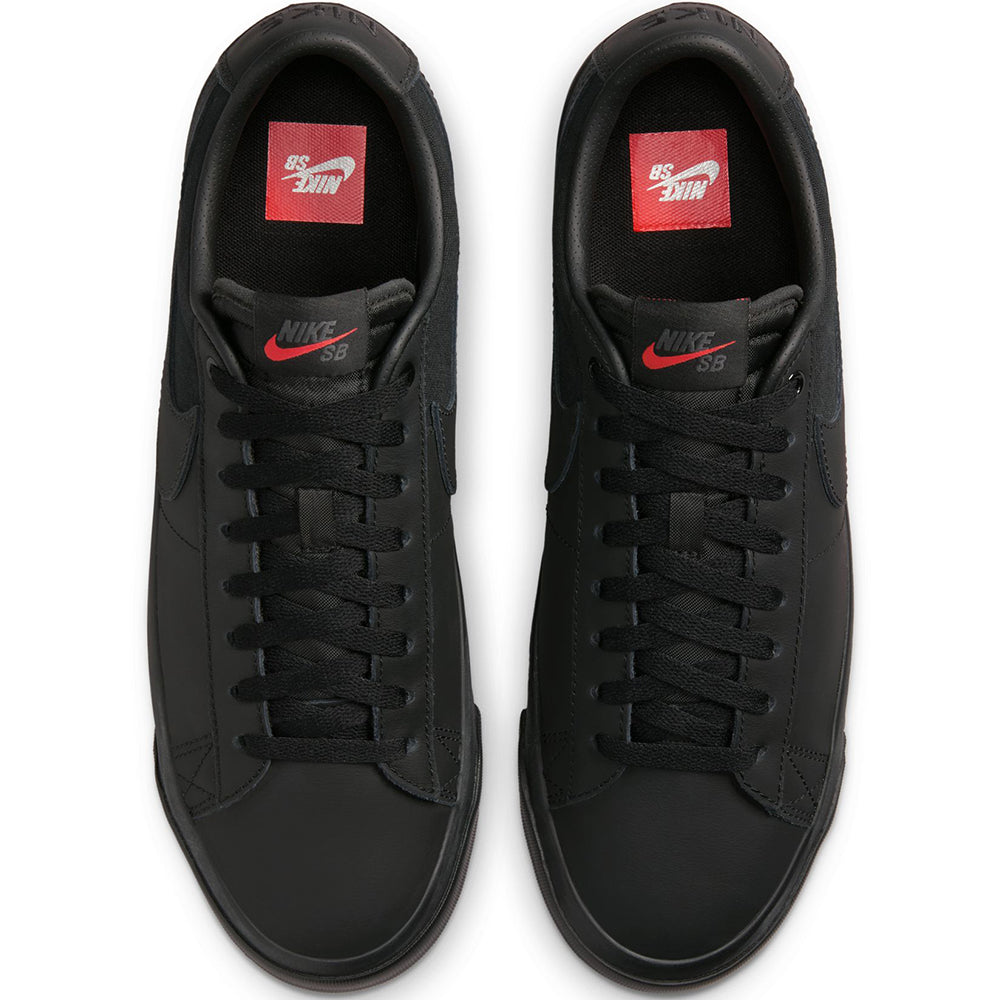 Nike SB Orange Label Zoom Blazer Low Pro GT ISO Shoes Black/Black-Black-Black