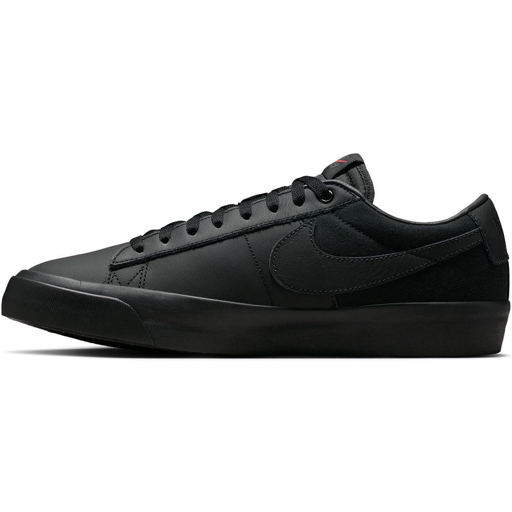 Nike SB Orange Label Zoom Blazer Low Pro GT ISO Shoes Black/Black-Black-Black